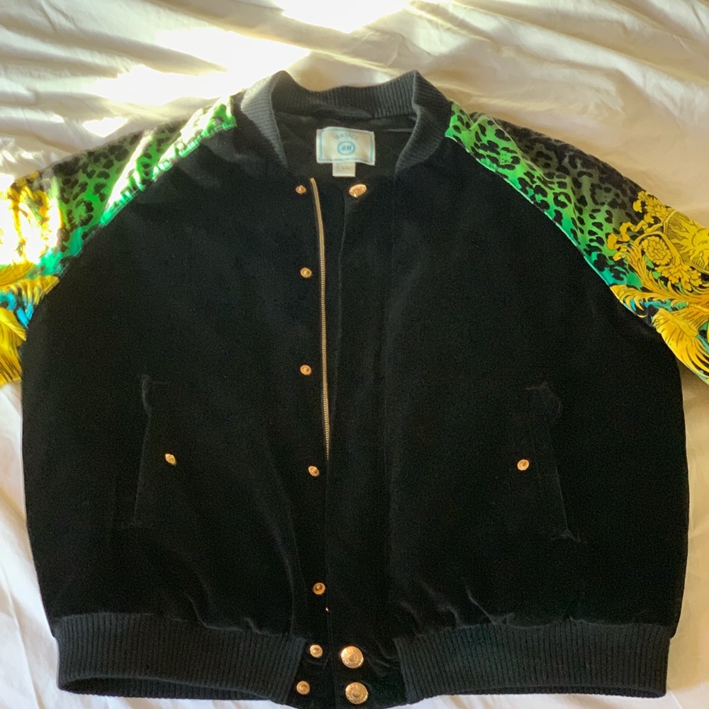 Versace x H&M bomber jacket with original bag